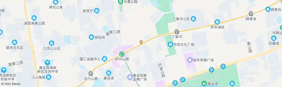 青岛城市桂冠_公交站地图_青岛公交_妙搜公交查询2025