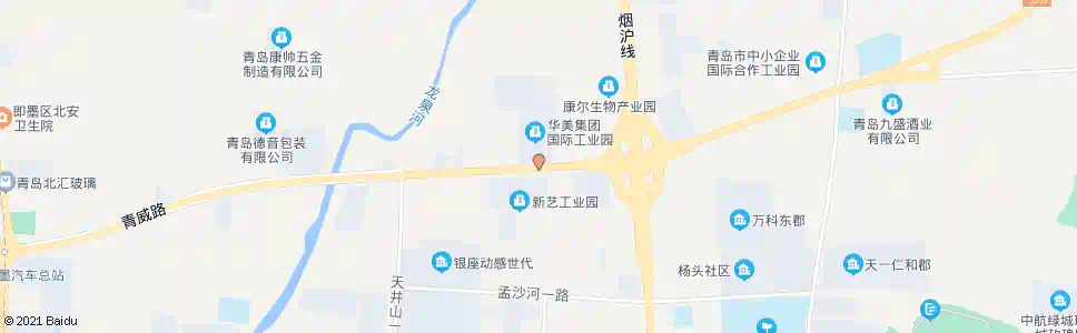 青岛青威路转盘_公交站地图_青岛公交_妙搜公交查询2025