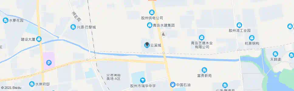 青岛神州云溪城_公交站地图_青岛公交_妙搜公交查询2025