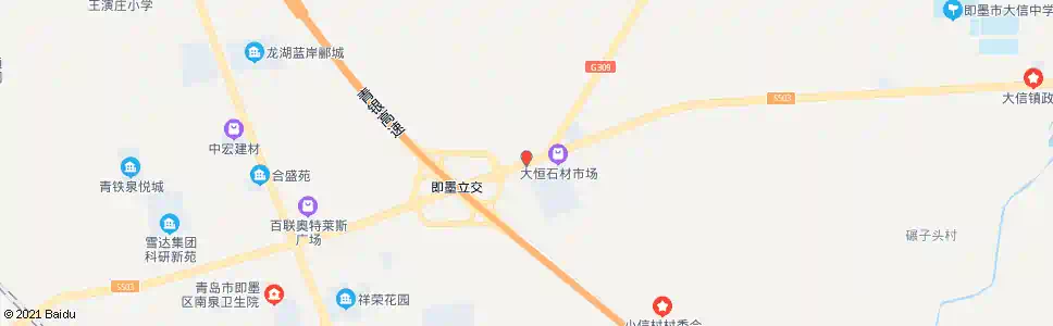青岛泉东村_公交站地图_青岛公交_妙搜公交查询2025