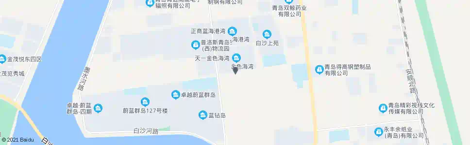 青岛金色海湾_公交站地图_青岛公交_妙搜公交查询2025
