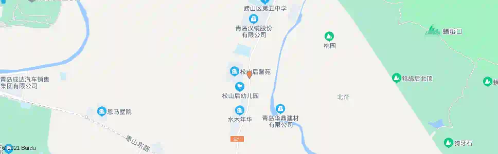 青岛松山后_公交站地图_青岛公交_妙搜公交查询2025