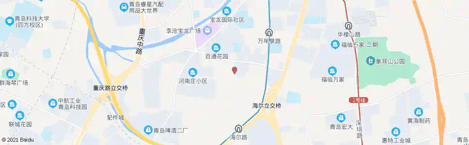 青岛福林苑小区北_公交站地图_青岛公交_妙搜公交查询2025