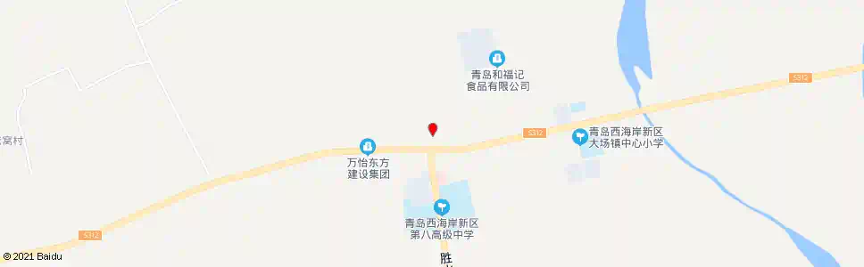 青岛大场西_公交站地图_青岛公交_妙搜公交查询2025
