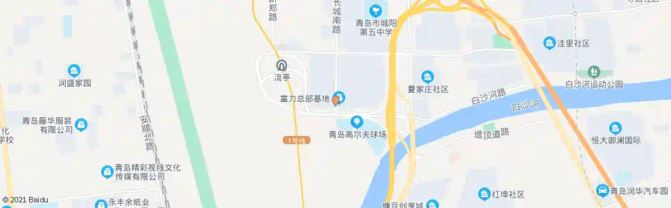 青岛首创空港中心_公交站地图_青岛公交_妙搜公交查询2025