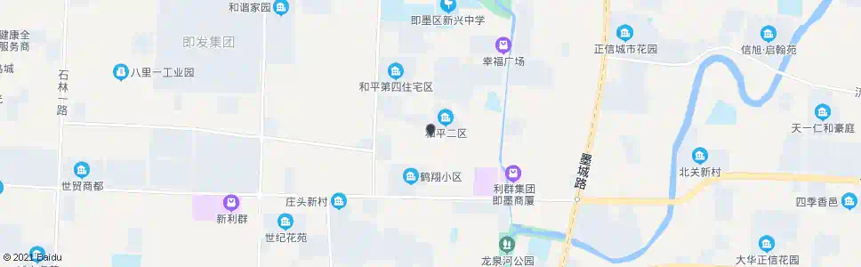 青岛和平二区_公交站地图_青岛公交_妙搜公交查询2025