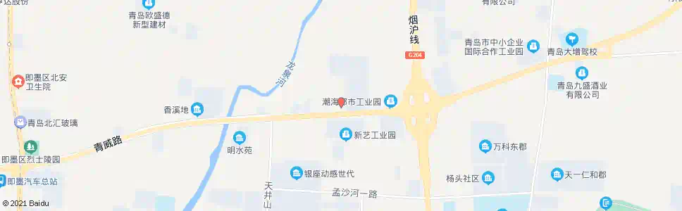 青岛龙宇木业_公交站地图_青岛公交_妙搜公交查询2025
