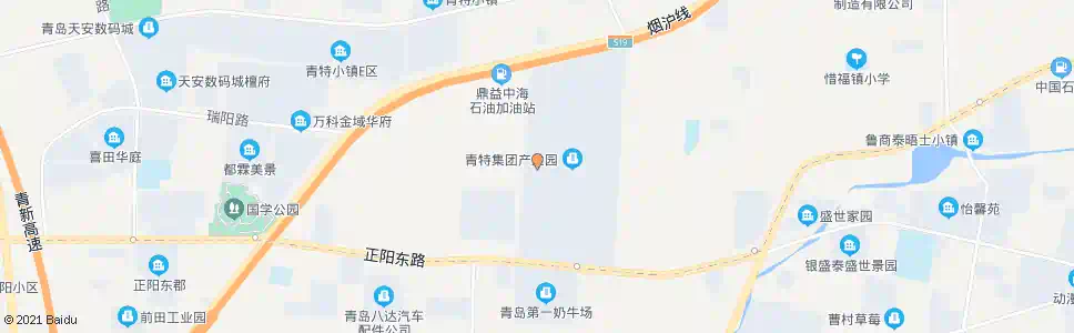 青岛萃元路玉皇岭路_公交站地图_青岛公交_妙搜公交查询2025