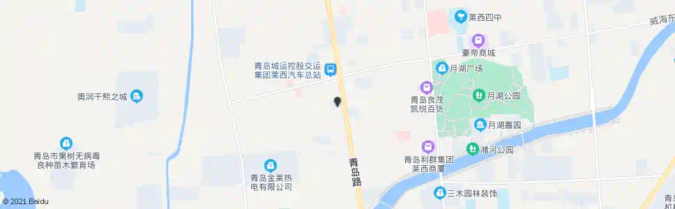 青岛水集街道办事处_公交站地图_青岛公交_妙搜公交查询2025