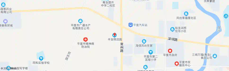 青岛半岛物流_公交站地图_青岛公交_妙搜公交查询2025