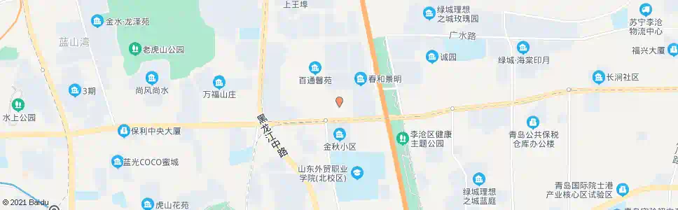 青岛百通馨苑一区_公交站地图_青岛公交_妙搜公交查询2025