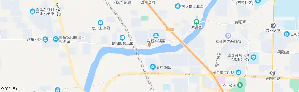 青岛春阳路_公交站地图_青岛公交_妙搜公交查询2025