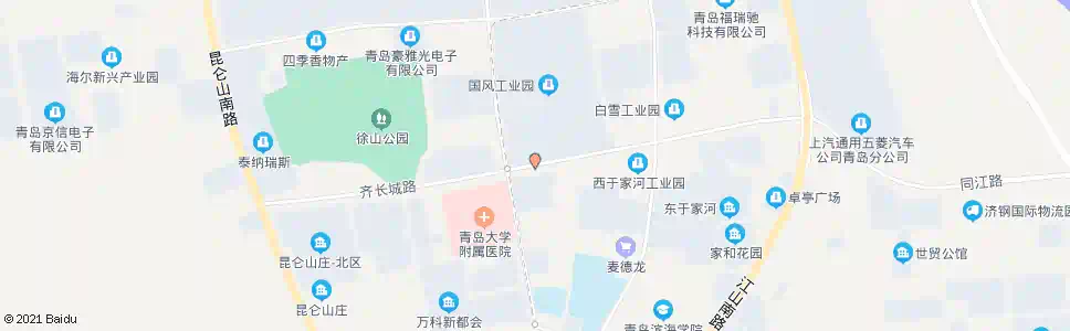 青岛齐长城路_公交站地图_青岛公交_妙搜公交查询2025