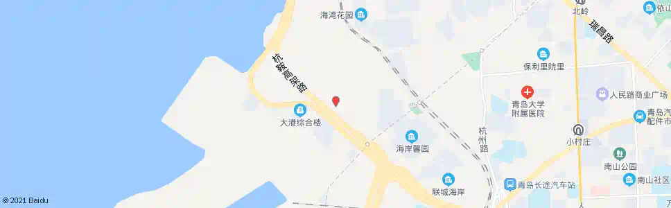 青岛发电厂西门_公交站地图_青岛公交_妙搜公交查询2025