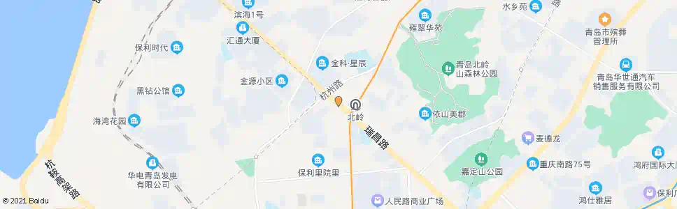 青岛瑞昌路人民路_公交站地图_青岛公交_妙搜公交查询2025