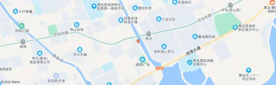 青岛颐荣职校_公交站地图_青岛公交_妙搜公交查询2025