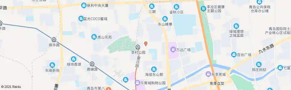 青岛东山小区_公交站地图_青岛公交_妙搜公交查询2025