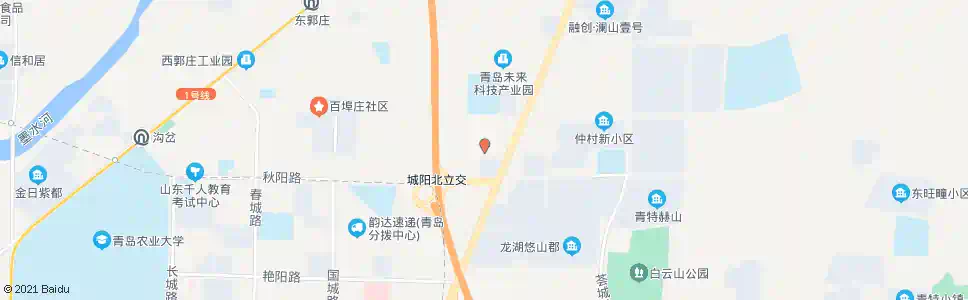 青岛仲村工业园_公交站地图_青岛公交_妙搜公交查询2025