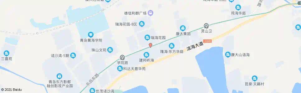 青岛瑞海花园_公交站地图_青岛公交_妙搜公交查询2025