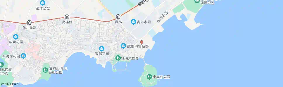 青岛麦岛停车场_公交站地图_青岛公交_妙搜公交查询2025