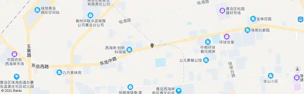 青岛聋哑学校站_公交站地图_青岛公交_妙搜公交查询2025