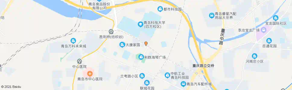 青岛郑州路(商丘路)_公交站地图_青岛公交_妙搜公交查询2025