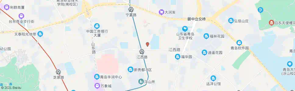 青岛潘阳湖路_公交站地图_青岛公交_妙搜公交查询2025
