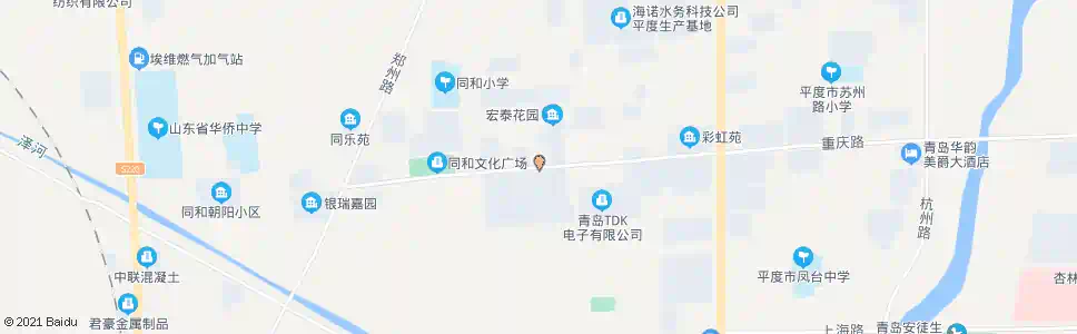 青岛宏泰集团_公交站地图_青岛公交_妙搜公交查询2025
