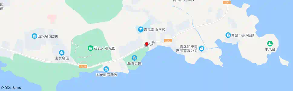 青岛海山学校_公交站地图_青岛公交_妙搜公交查询2025