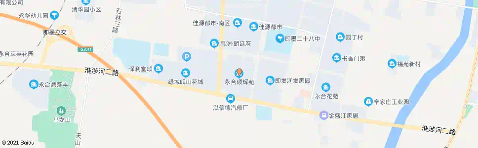 青岛硕辉园_公交站地图_青岛公交_妙搜公交查询2025