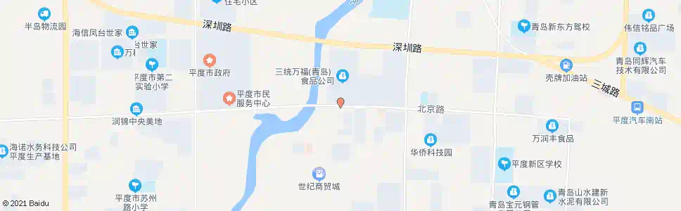 青岛三统万福公司_公交站地图_青岛公交_妙搜公交查询2025