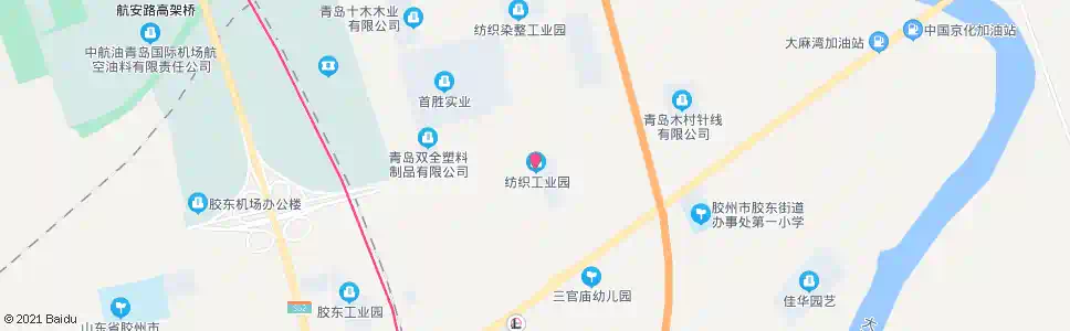 青岛纺织工业园_公交站地图_青岛公交_妙搜公交查询2025