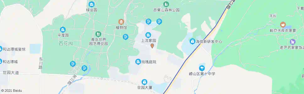 青岛百果山森林公园_公交站地图_青岛公交_妙搜公交查询2025