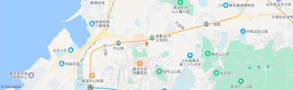 青岛观象路_公交站地图_青岛公交_妙搜公交查询2025