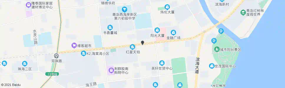 青岛世纪新村北_公交站地图_青岛公交_妙搜公交查询2025