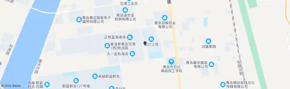 青岛蓝海港湾_公交站地图_青岛公交_妙搜公交查询2025