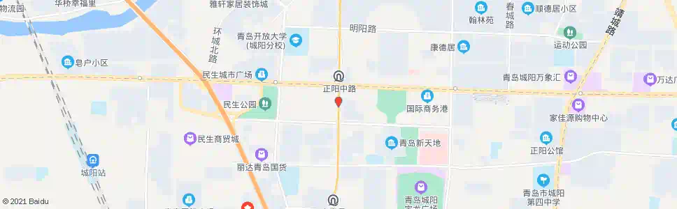 青岛盈福祥小区_公交站地图_青岛公交_妙搜公交查询2025