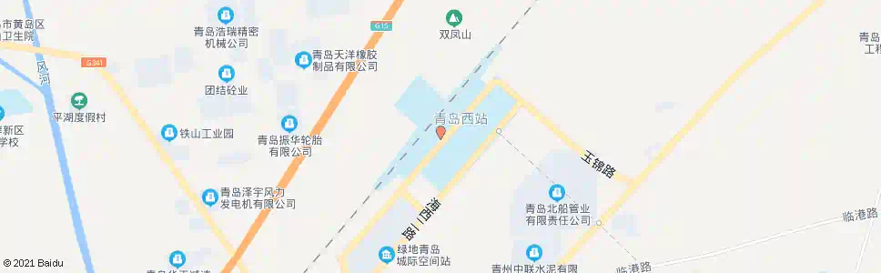 青岛齐长城路西站_公交站地图_青岛公交_妙搜公交查询2025