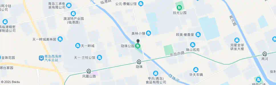 青岛银盛泰星河城_公交站地图_青岛公交_妙搜公交查询2025