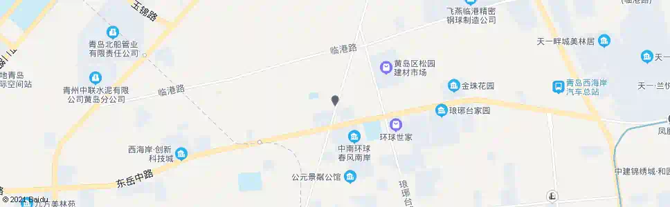 青岛华安驾校站_公交站地图_青岛公交_妙搜公交查询2025