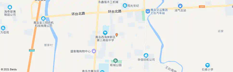 青岛王台医院_公交站地图_青岛公交_妙搜公交查询2025