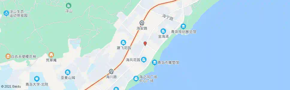 青岛海口路海龙路_公交站地图_青岛公交_妙搜公交查询2025
