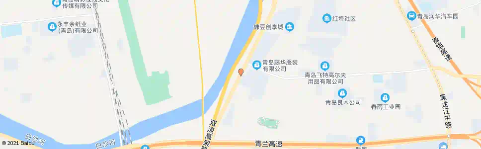 青岛渤海湾花园_公交站地图_青岛公交_妙搜公交查询2025