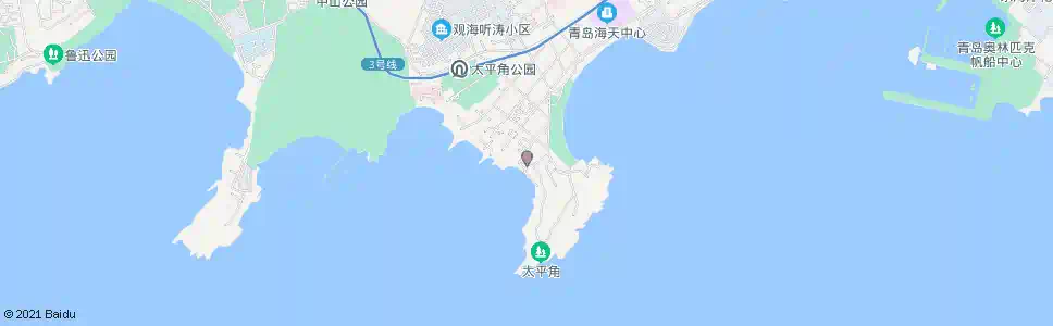 青岛太平角一路_公交站地图_青岛公交_妙搜公交查询2025