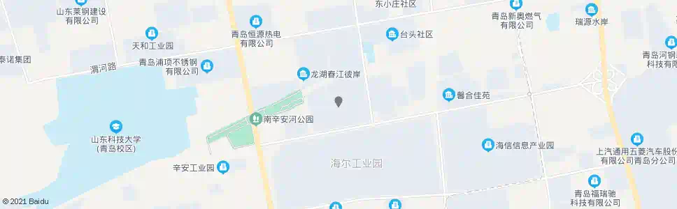 青岛澳珂玛工业园_公交站地图_青岛公交_妙搜公交查询2025