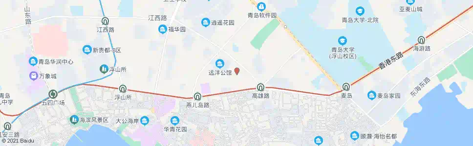 青岛大田路_公交站地图_青岛公交_妙搜公交查询2025