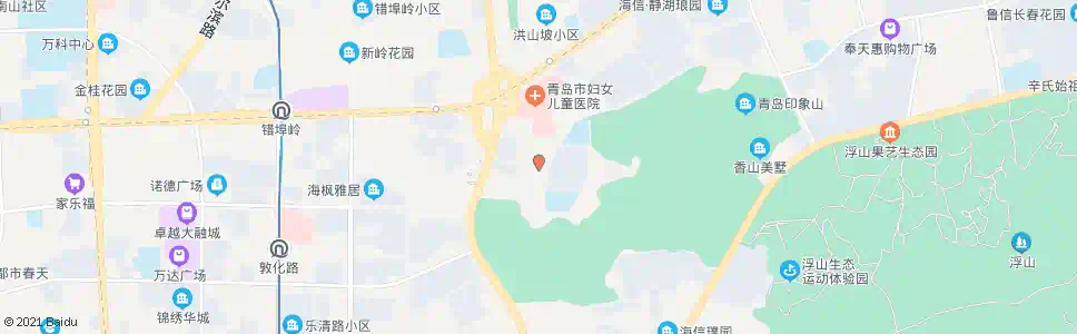 青岛警官培训中心_公交站地图_青岛公交_妙搜公交查询2025
