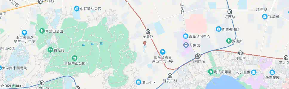 青岛仰口路_公交站地图_青岛公交_妙搜公交查询2025