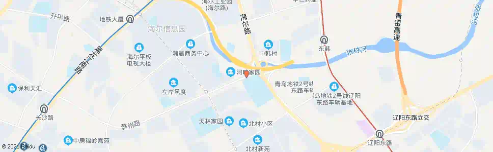 青岛中韩小学_公交站地图_青岛公交_妙搜公交查询2025