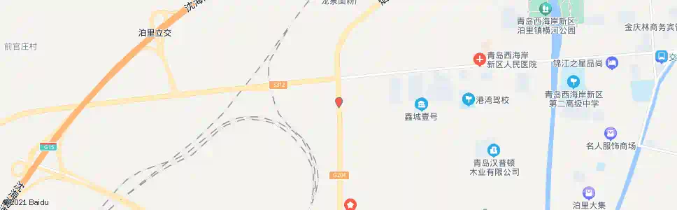 青岛朱家河东_公交站地图_青岛公交_妙搜公交查询2025